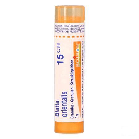 Blatta Orientalis 15CH Gr 4g  -  Boiron