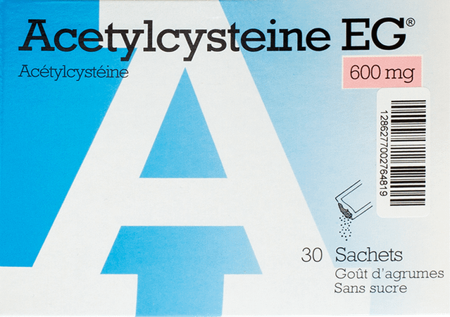 Acetylcysteine EG Zakjes 30x600 mg  -  EG