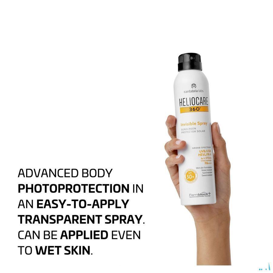 Heliocare 360r Invisble Spray Ip50 + 200 ml  -  Hdp Medical Int.