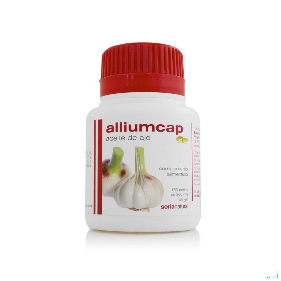 Soria Alliumcap Huile D'ail 300 mg 150 Capsule.  -  Soria Bel