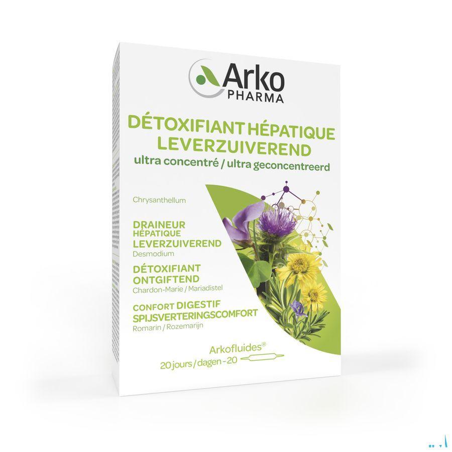 Arkofluide Leverzuiverend Ampullen 20x10 ml  -  Arkopharma