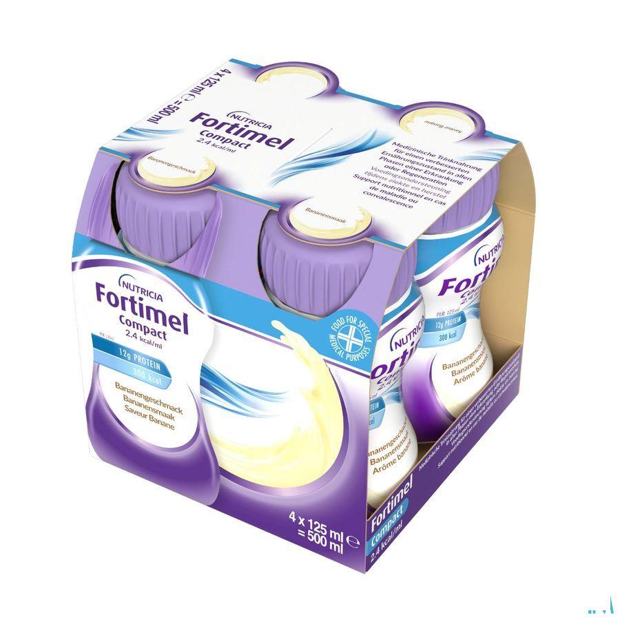 Fortimel Compact 2.4Kcal Banaan 4X125ml
