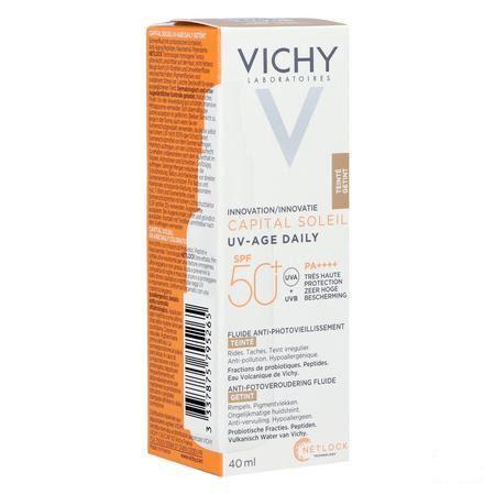 Vichy Cap Sol Uv-Age Tintee Light Ip50 + 40 ml  -  Vichy