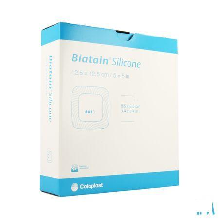 Biatain Silicoon Schuimverb 12,5x12,5cm 10 33436  -  Coloplast