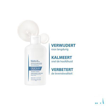 Ducray Kelual Ds Shampoo Verzorg. Hardnek. Roos 100 ml