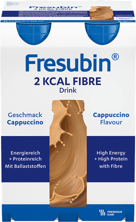 Fresubin 2kcal Fibre Drink Cappuccino Flacon 4x200 ml  -  Fresenius