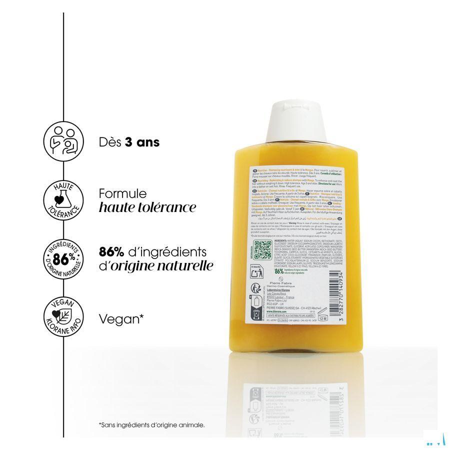 Klorane Capilaire Shampooing Mangue 200 ml