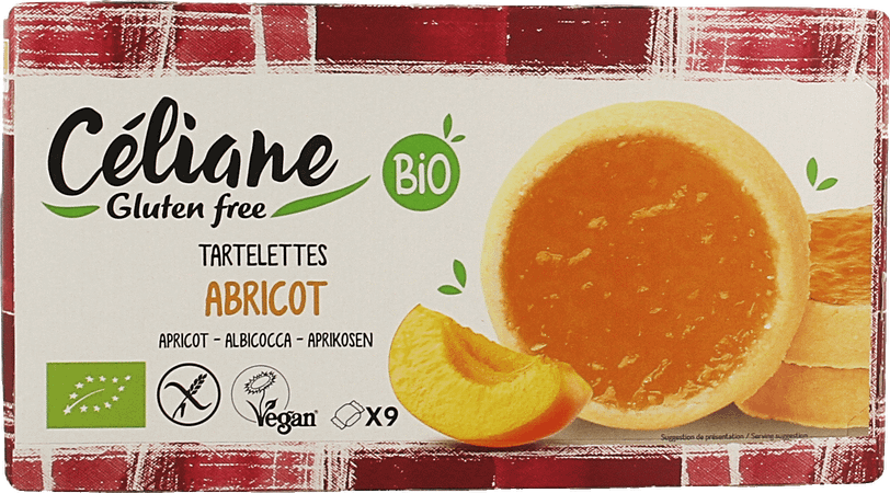 Celiane Abrikozentaartje Bio 150 gr  -  Revogan