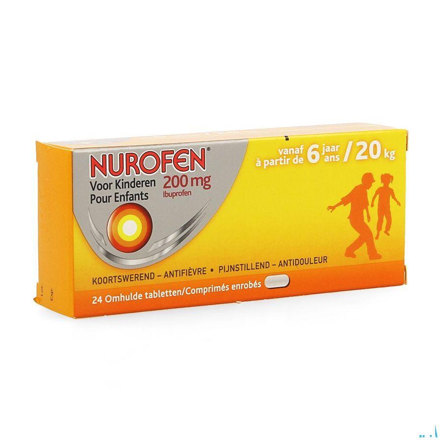 Nurofen Enfant 200 mg Comprimes Pellicules 24 2475739