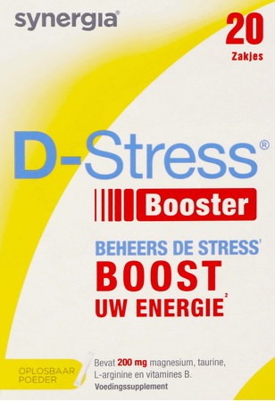 D-stress Booster Poeder Zakje 20- Synergia