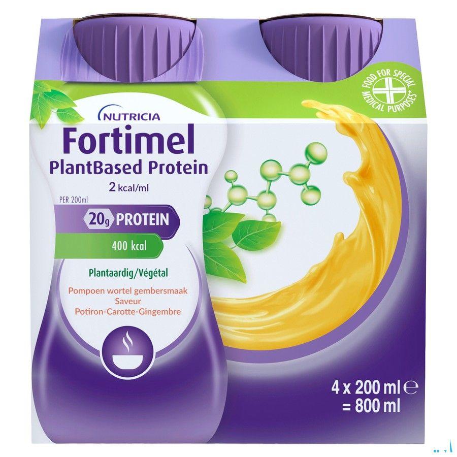 Fortimel Plantbased Pr.2Kcal Pom./Wor./Gem.4X200 ml  -  Nutricia