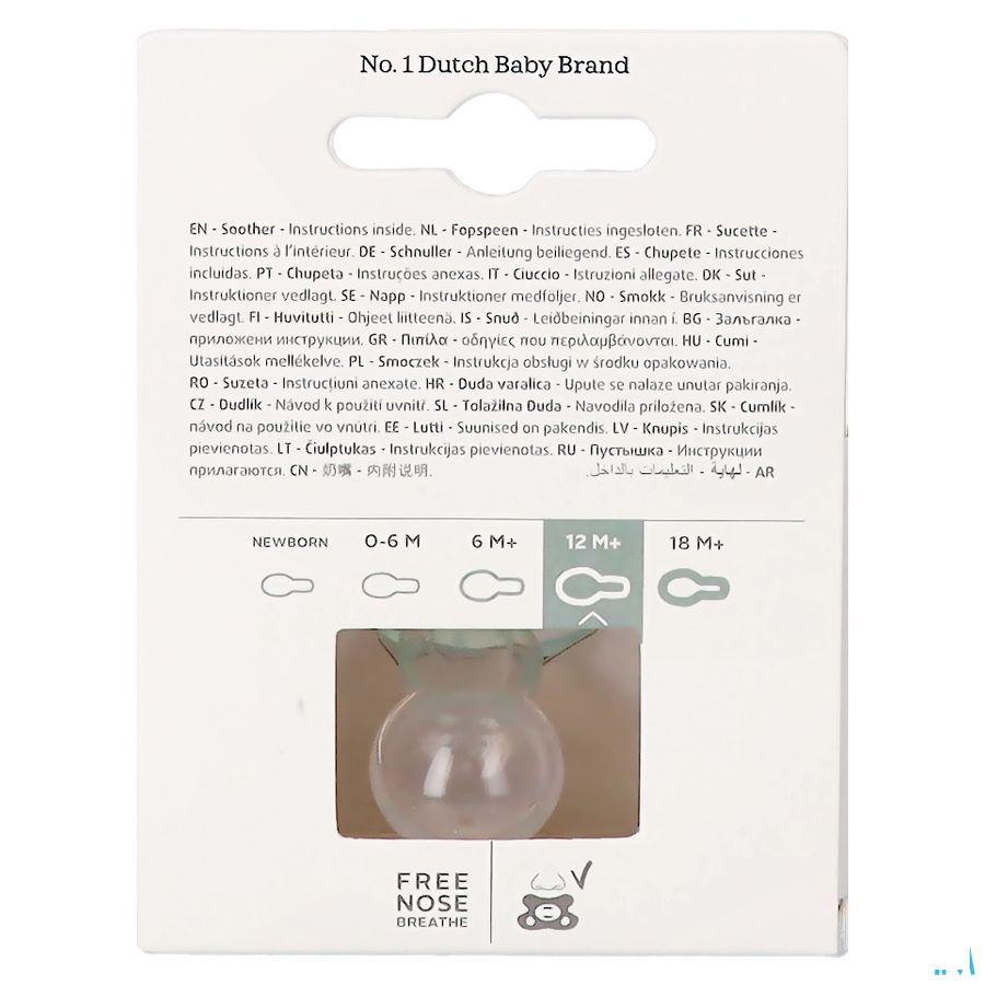 Difrax Fopspeen Natural 12 + Nacht  -  Difrax