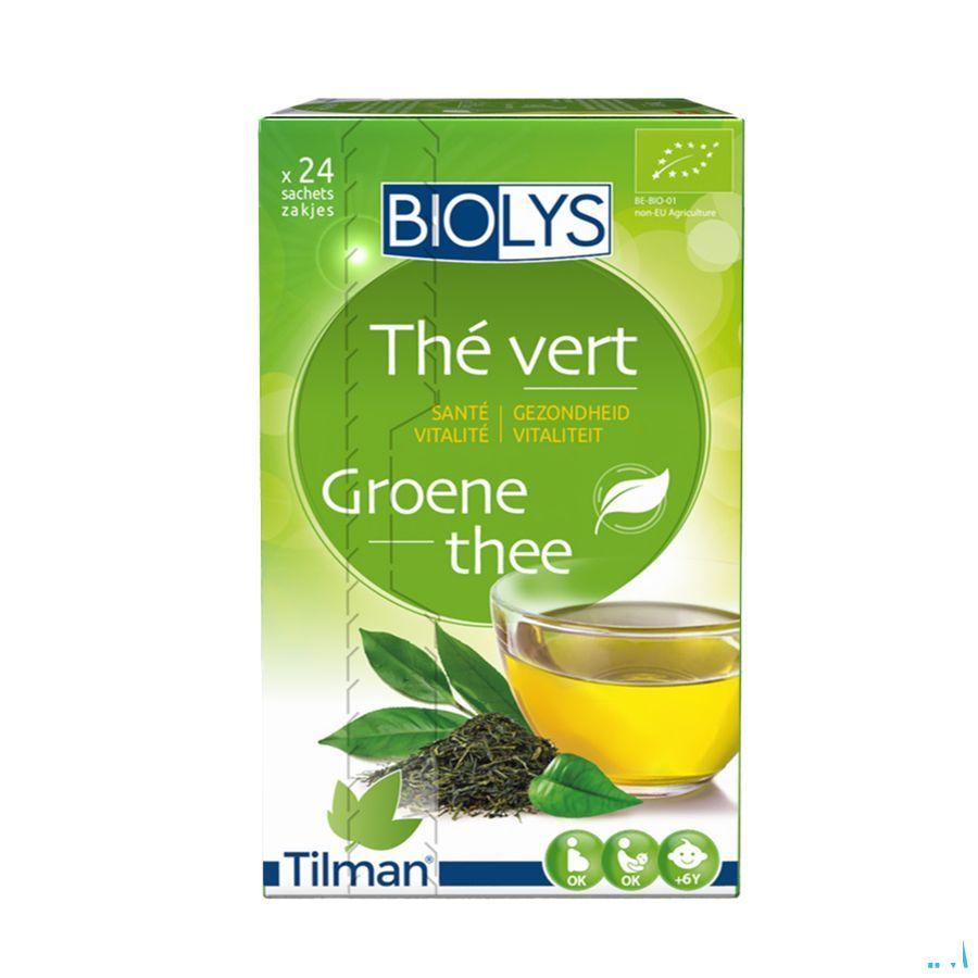 Biolys Groene Thee Zakjes 24  -  Tilman