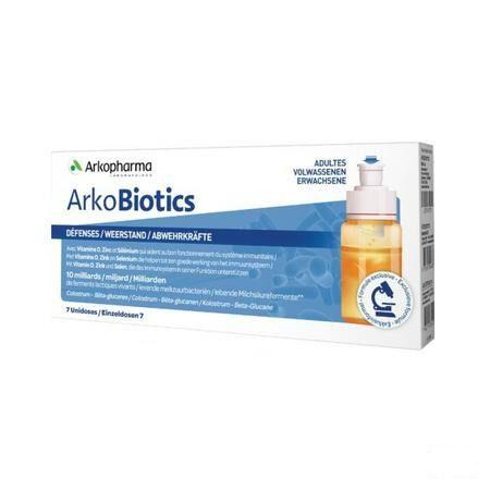 Arkobiotics Weerstand Volwassenen Fl 7X10 ml  -  Arkopharma