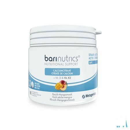 Barinutrics Calciumcitraat Perzik-Mango Kauwcomp90  -  Metagenics