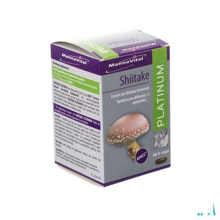 Mannavital Shiitake Platinum V-Capsule 60