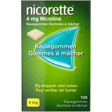 Nicorette Kauwgom 105x4 mg