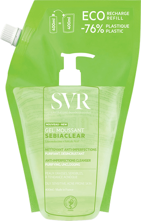 Svr Sebiaclear gel Moussant Refill 400 ml