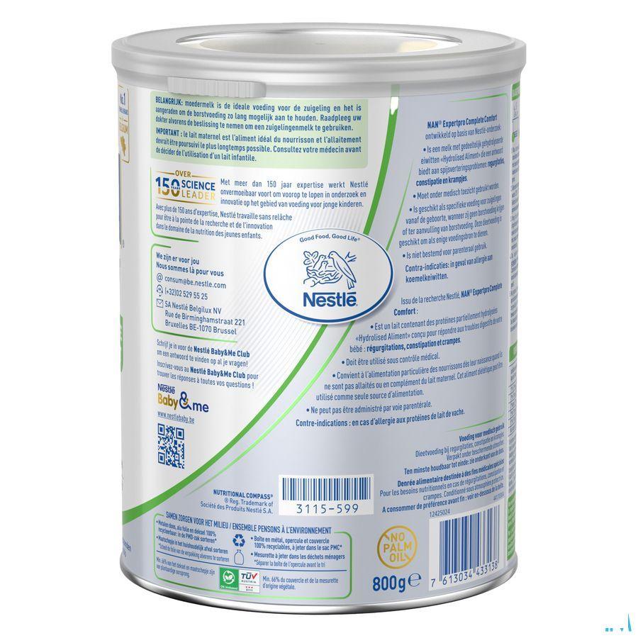 Nan Complete Comfort Zuigelingenmelk Poeder 800 gr  -  Nestle