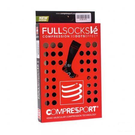 Compressport Full Socks Black 2L  -  Ocebio