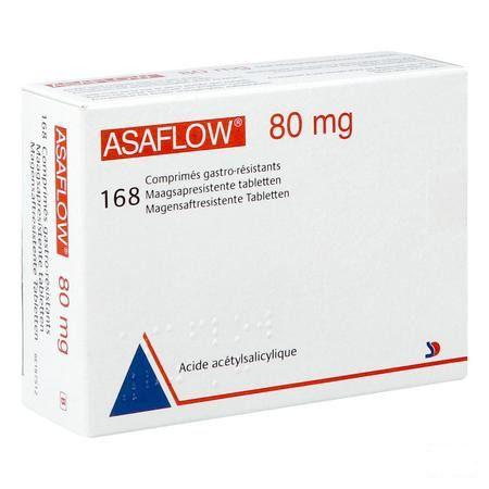 Asaflow 80 mg Comprimes Gastro Resist Bli 168x 80 mg