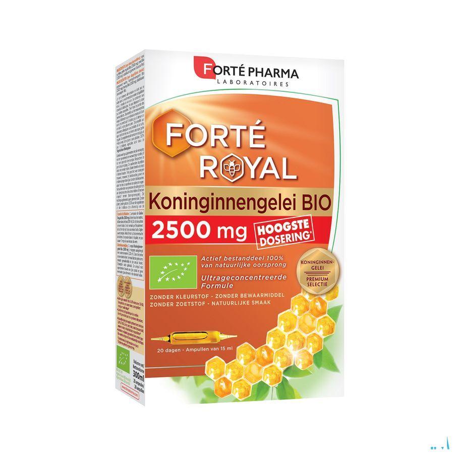 Gelee Royale Bio 2500Mg Amp 20X15ml  -  Forte Pharma