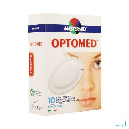 Optomed Oogkompres Adhesive Latexvrij 96x66mm 10 70118