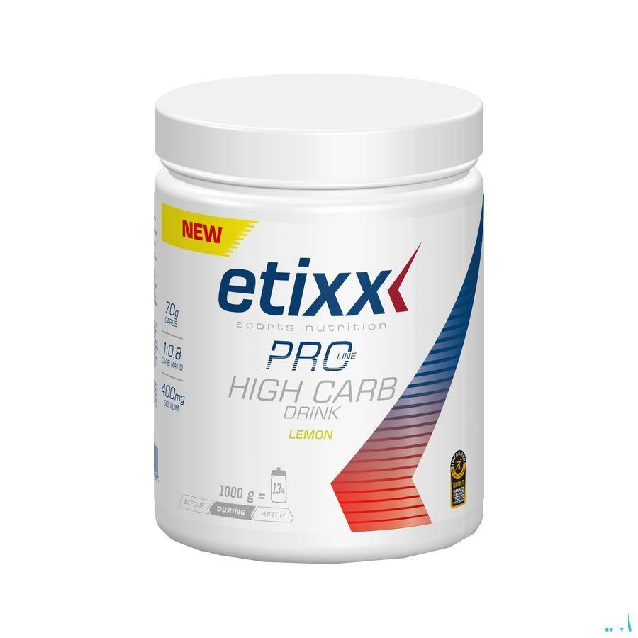 Etixx High Carb Drink Pro Line Lemon 1Kg  -  Ceres Pharma