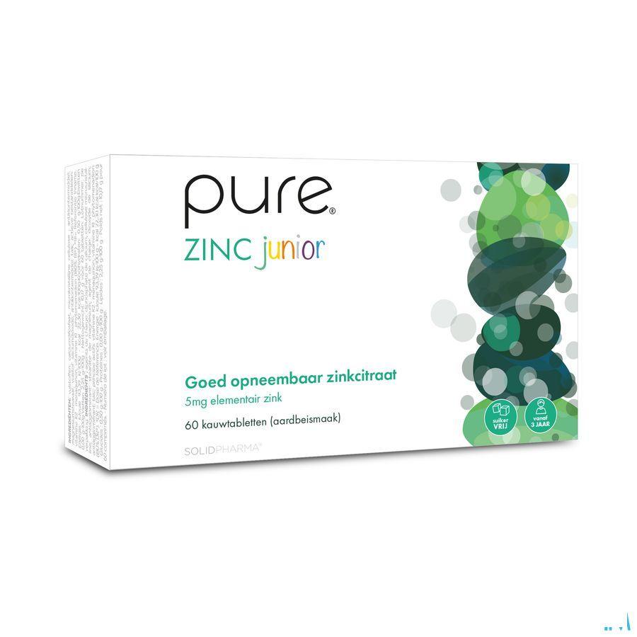 Pure Zinc Junior Kauwtabl 60