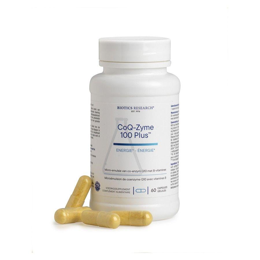 Biotics Coq-Zyme 100 Plus 60 gélules  -  Energetica Natura