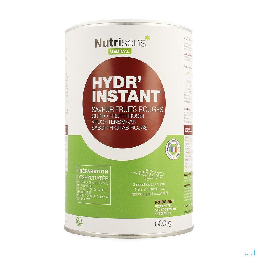 Hydr'instant Fruits Rouges 600 gr  -  Nutrisens Medical