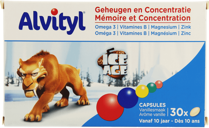 Alvityl Geheugen Concentratie Adg Capsule 30  -  Urgo Healthcare