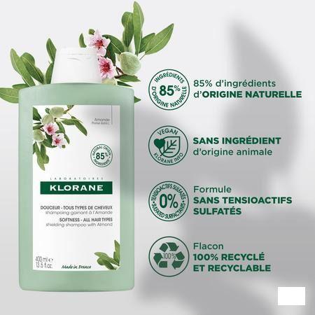 Klorane Capil. Shampoo Omhullend Amandel 200 ml