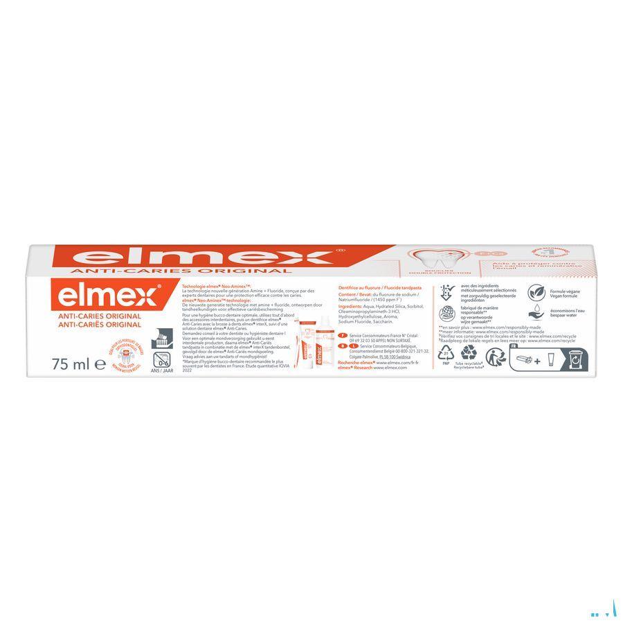 Elmex A/Caries Original Tandpasta 75 ml