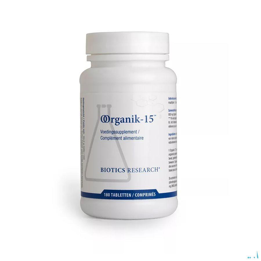 Biotics Oorganik-15 180 tabletten  -  Energetica Natura