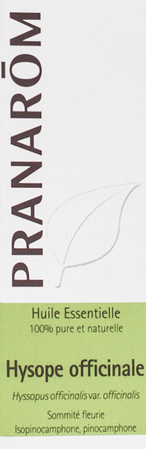 Hyssop Offic. Essentiele Olie 5 ml  -  Pranarom