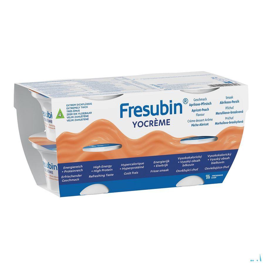 Fresubin Yocreme Peche-abricot 4x125 gr 7119701  -  Fresenius