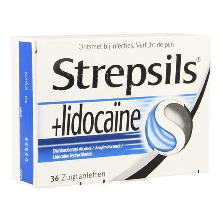 Strepsils + Lidocaine Past 36