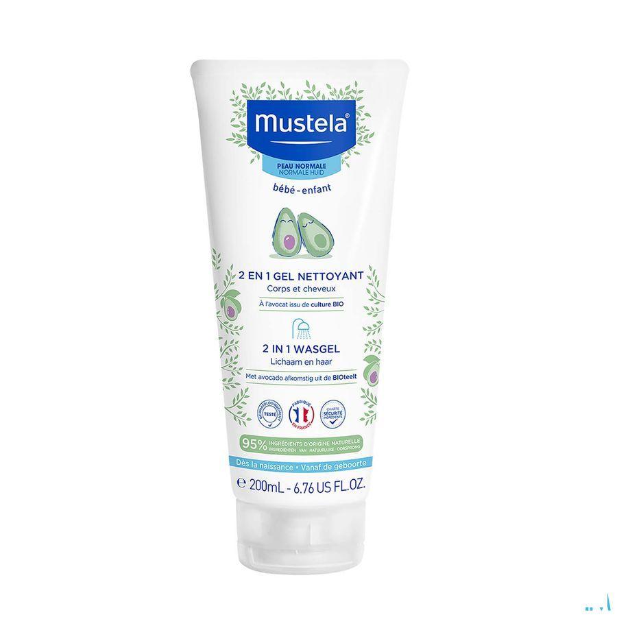 Mustela Pn 2in1 Wasgel 200 ml