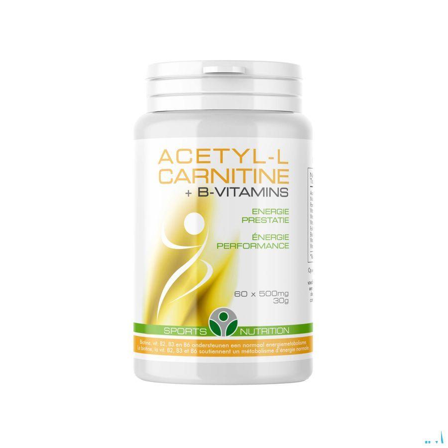 Soria Sport Nutrition Acetyl L Carn. + B Vit. Caps60  -  Soria Bel