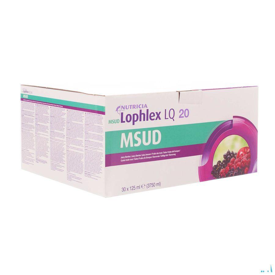 Msud Lophlex Lq 20 Juicy Fruits Des Bois 30x125 ml  -  Nutricia