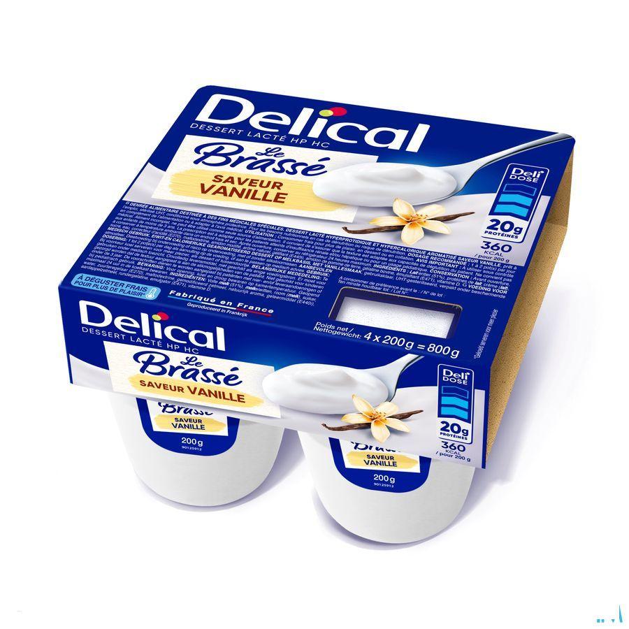 Delical Le Brasse Vanille 4 x 200 gr