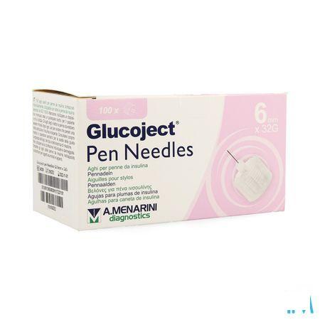 Glucoject Pen Needles 6mm 32g  -  Menarini