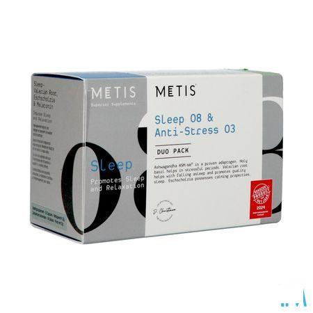 Metis Sleep 08  &  A/Stress 03 Duo V-Caps 30 x 2