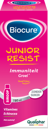 Biocure Junior Siroop Suikervrij 180 ml