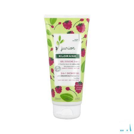 Klorane Petit Junior Douche Gel Framboos 200 ml