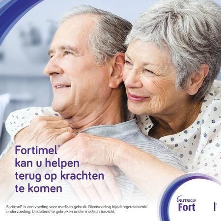 Fortimel Compact Fibre Aardbei 4x125 ml  -  Nutricia