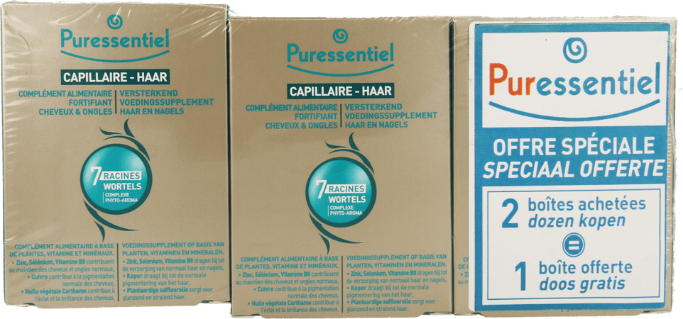 Puressentiel Capillaire Fortif.chev Trio Capsule 3x30  -  Puressentiel