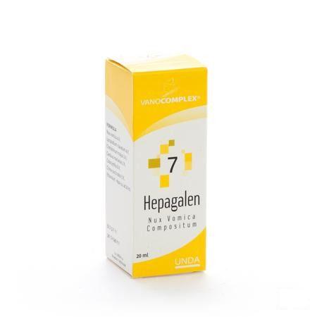 Vanocomplex N 7 Hepagalen Gutt 20 ml  -  Unda - Boiron