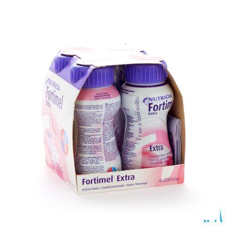 Fortimel Extra Fraise 4x200 ml 3248952  -  Nutricia